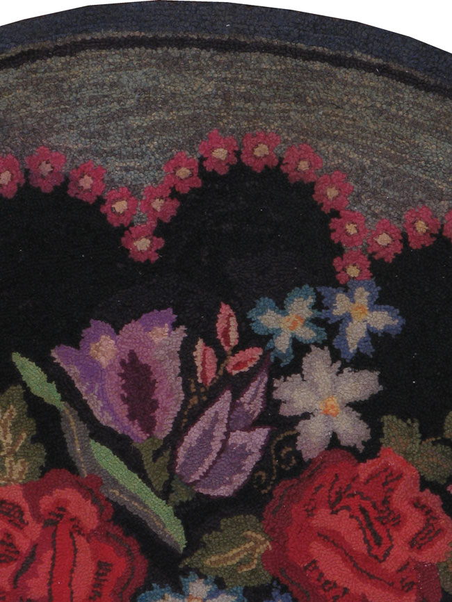 Antique American Hook Rug, No.21750 - Galerie Shabab