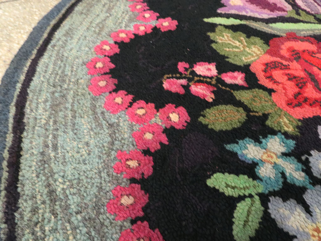 Antique American Hook Rug, No.21750 - Galerie Shabab
