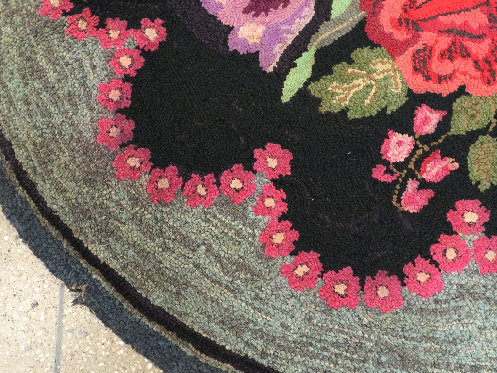 Antique American Hook Rug, No.21750 - Galerie Shabab