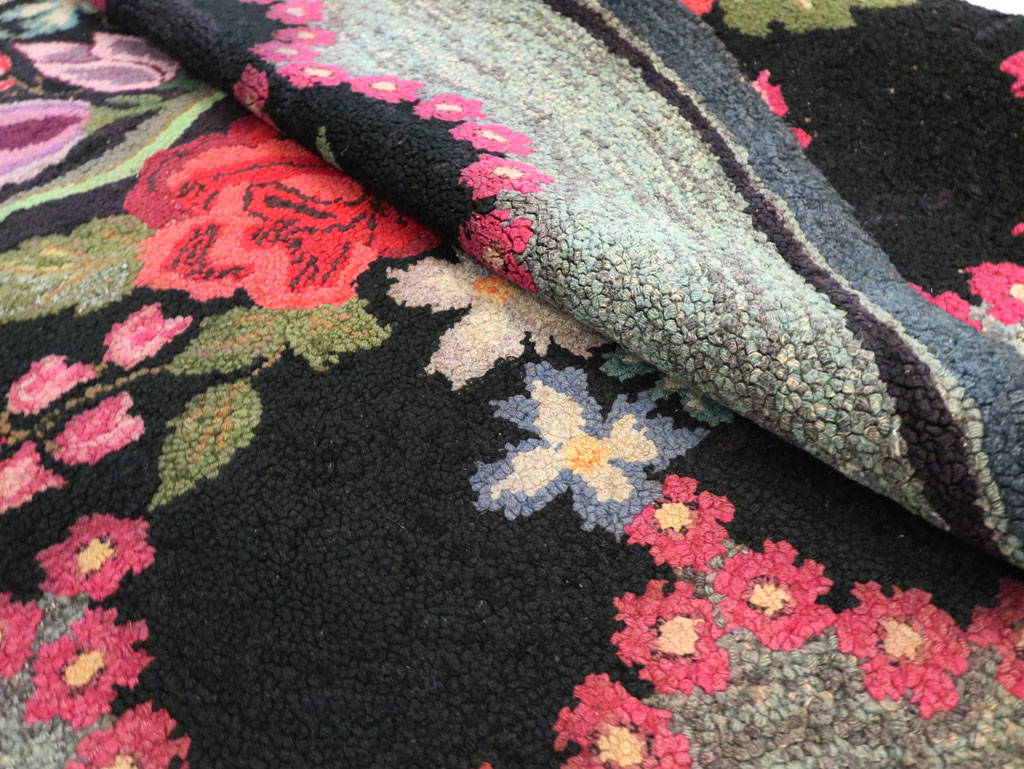 Antique American Hook Rug, No.21750 - Galerie Shabab