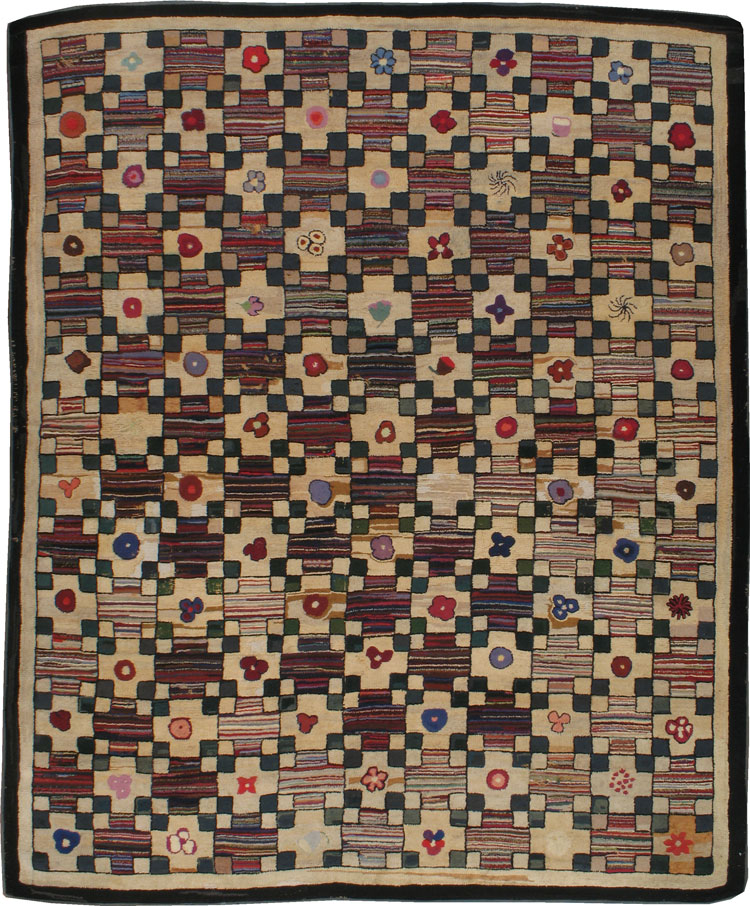 Antique Hook Rug, No.21756 - Galerie Shabab