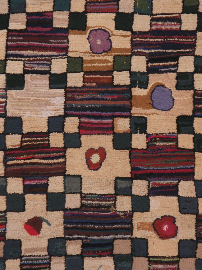 Antique Hook Rug, No.21756 - Galerie Shabab