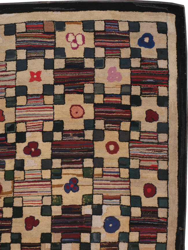 Antique Hook Rug, No.21756 - Galerie Shabab