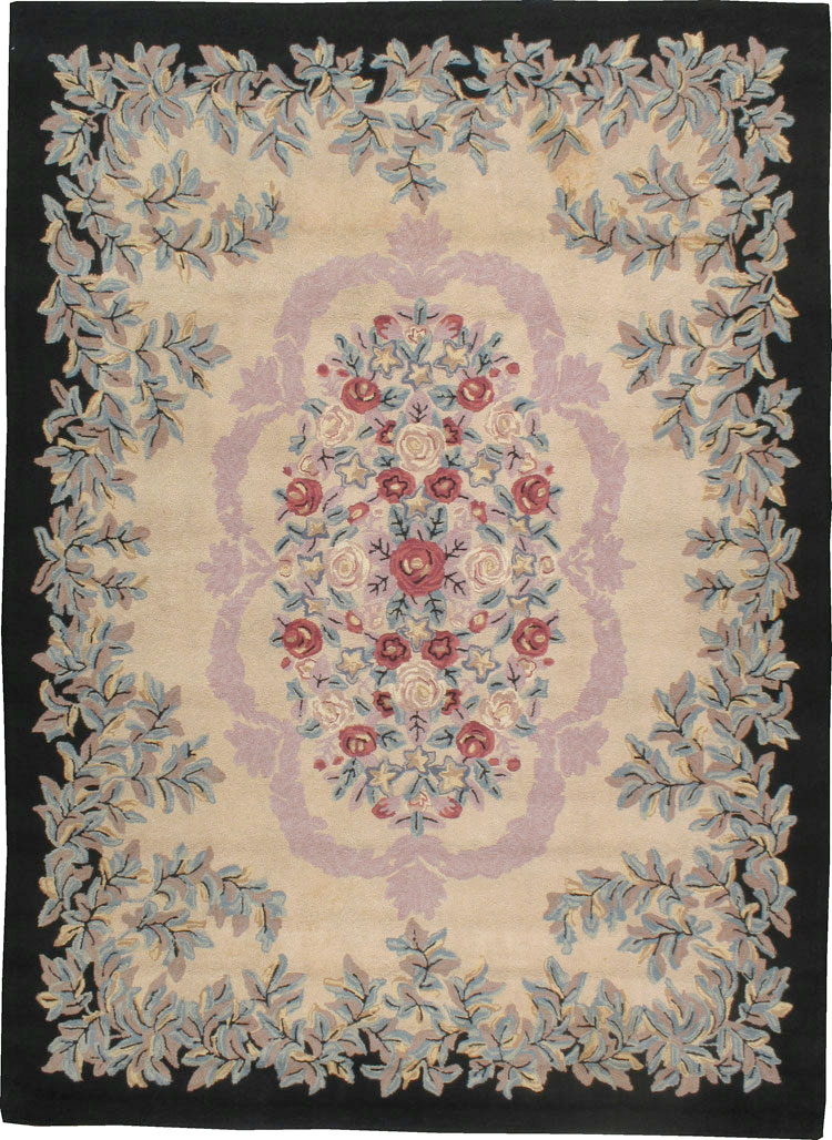 Vintage American Hooked Room Size Carpet, No.21763 - Galerie Shabab