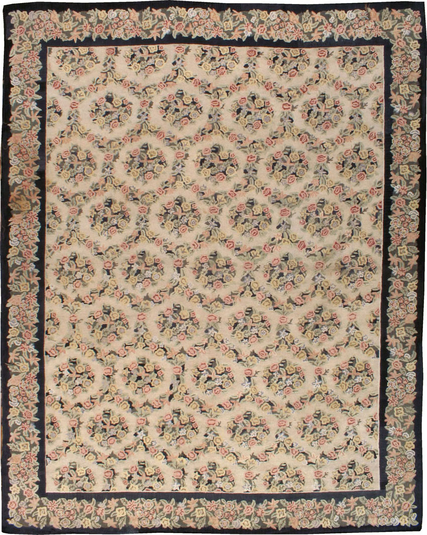 Antique American Hook Rug, No.21765 - Galerie Shabab