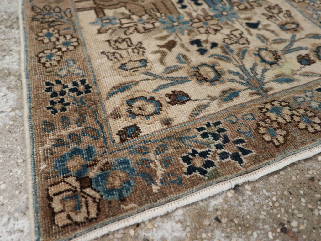 Antique Persian Tabriz Pictorial Rug (Pair: 2 of 2), No.21770 - Galerie Shabab