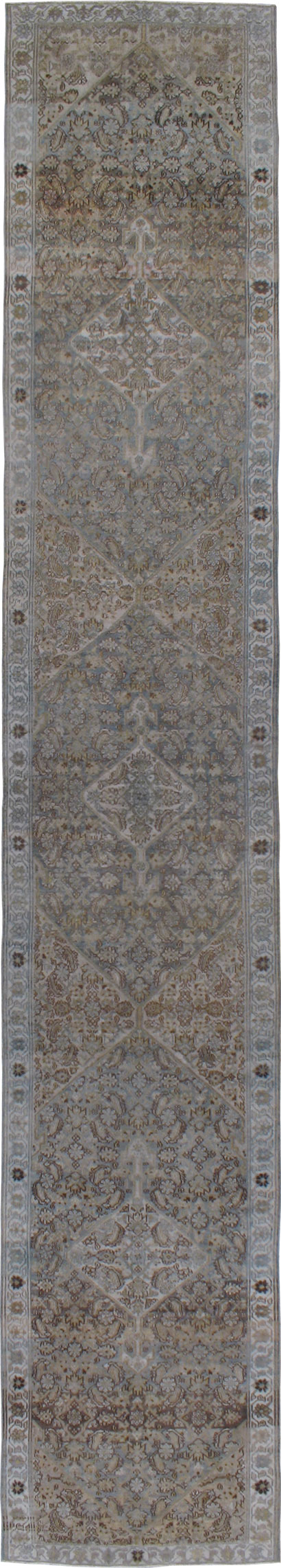 Antique Bibikabad Runner, No.21772 - Galerie Shabab