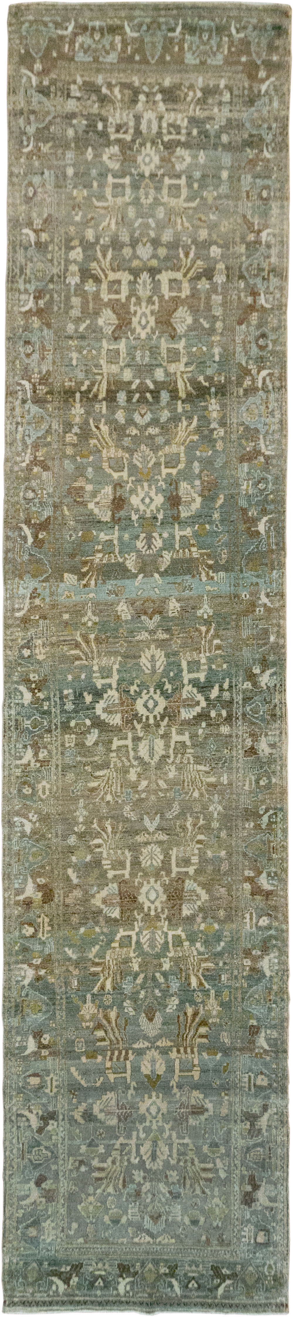 Vintage Persian Malayer Runner, No.21773 - Galerie Shabab