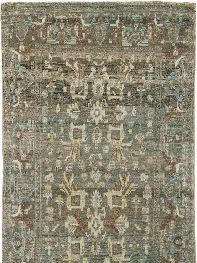 Vintage Persian Malayer Runner, No.21773 - Galerie Shabab