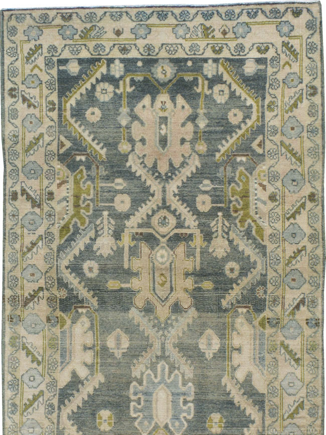 Vintage Persian Malayer Runner, No.21775 - Galerie Shabab