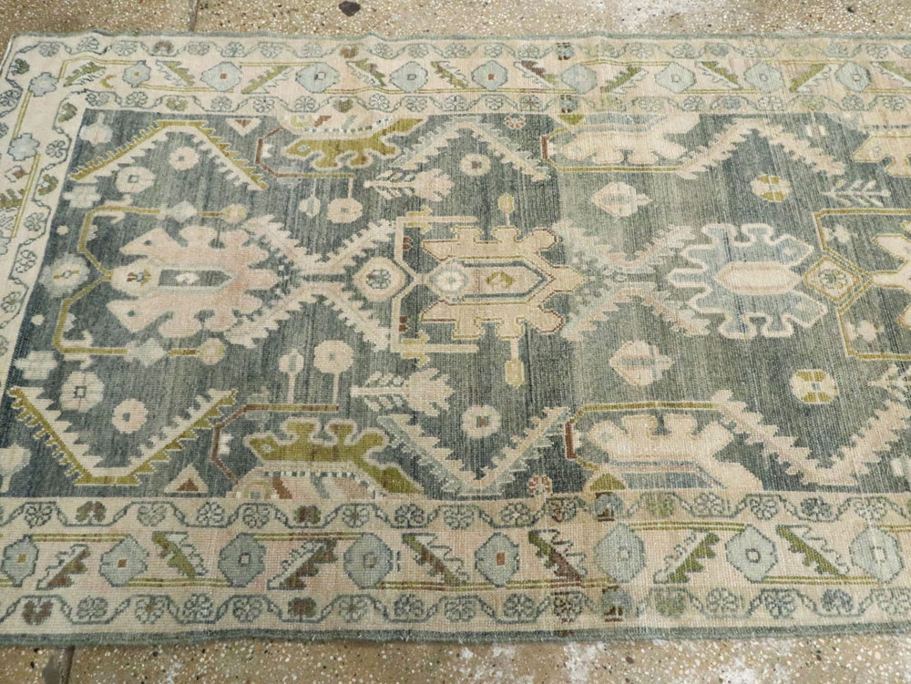 Vintage Persian Malayer Runner, No.21775 - Galerie Shabab