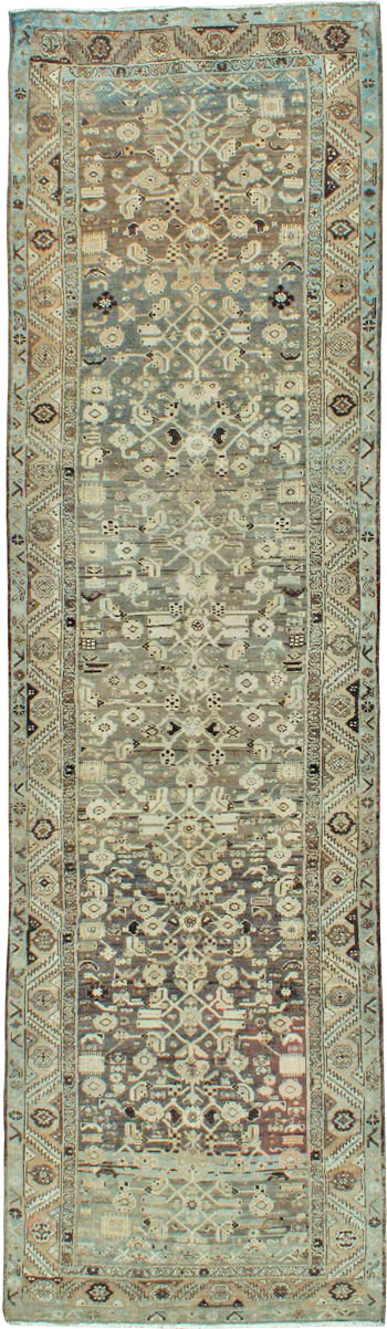 Vintage Persian Malayer Runner, No.21782 - Galerie Shabab