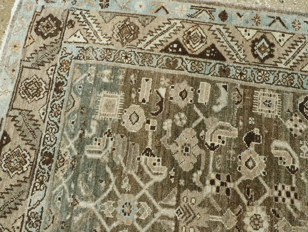 Vintage Persian Malayer Runner, No.21782 - Galerie Shabab