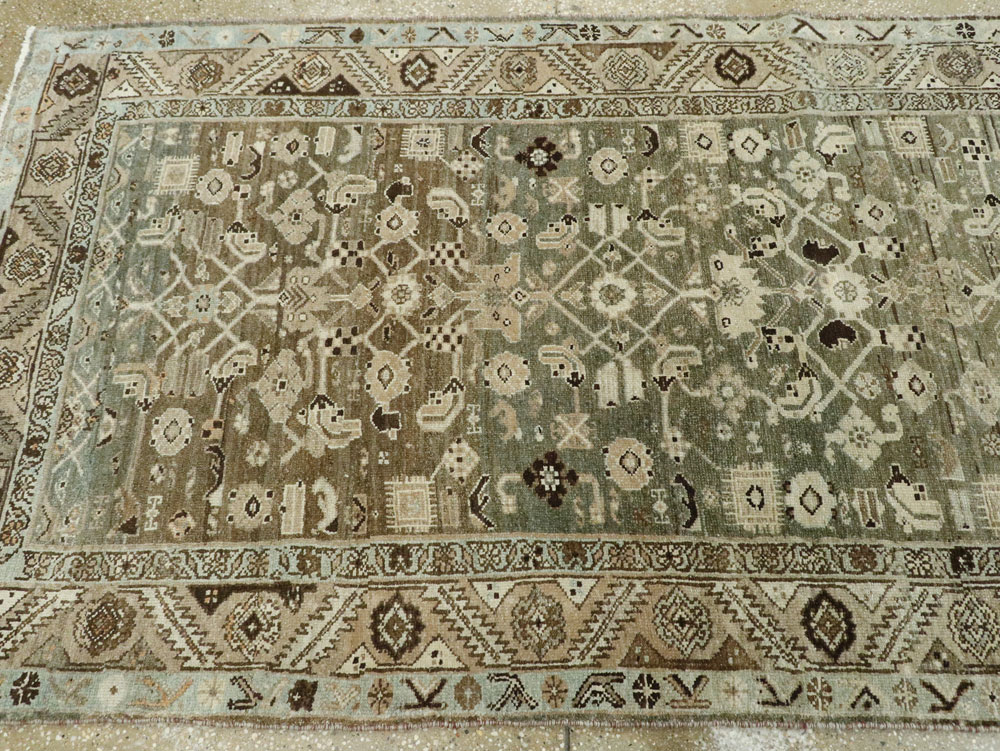 Vintage Persian Malayer Runner, No.21782 - Galerie Shabab