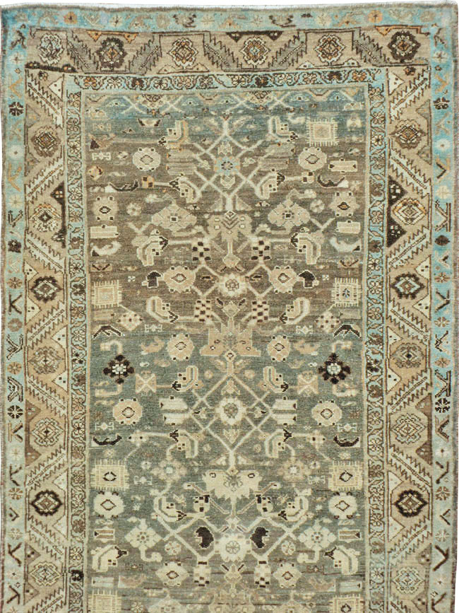 Vintage Persian Malayer Runner, No.21782 - Galerie Shabab