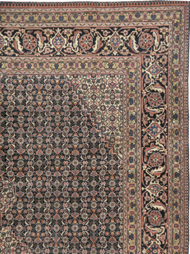 Vintage Persian Tabriz Carpet, No.21785 - Galerie Shabab