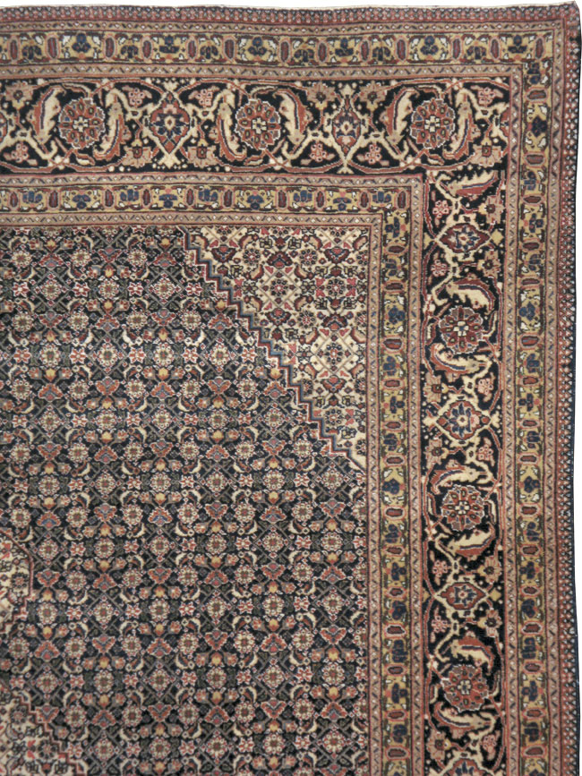 Vintage Persian Tabriz Carpet, No.21785 - Galerie Shabab