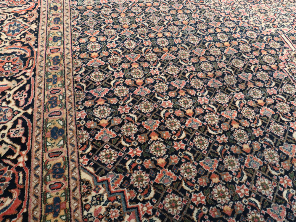 Vintage Persian Tabriz Carpet, No.21785 - Galerie Shabab