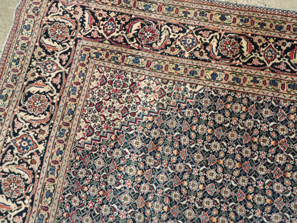 Vintage Persian Tabriz Carpet, No.21785 - Galerie Shabab