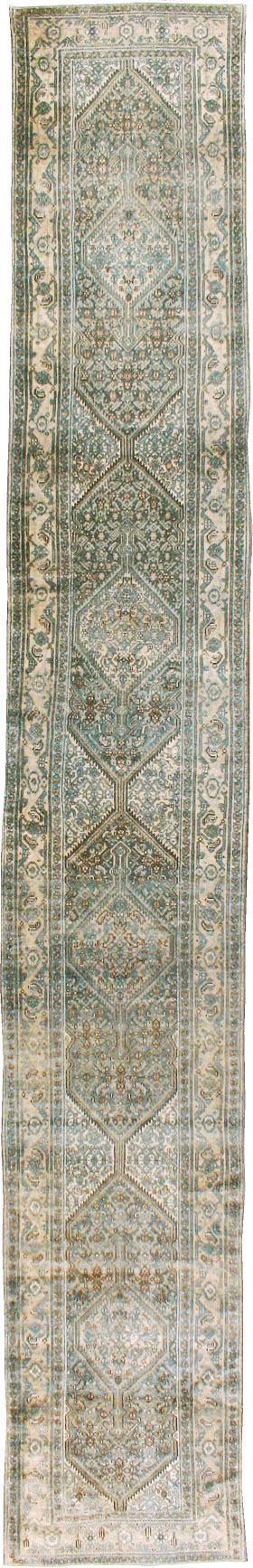 Antique Persian Bibikabad Long Runner, No.21795 - Galerie Shabab