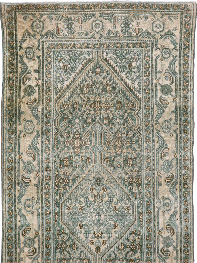 Antique Persian Bibikabad Long Runner, No.21795 - Galerie Shabab