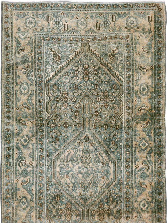 Antique Persian Bibikabad Long Runner, No.21795 - Galerie Shabab