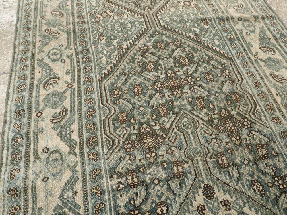 Antique Persian Bibikabad Long Runner, No.21795 - Galerie Shabab