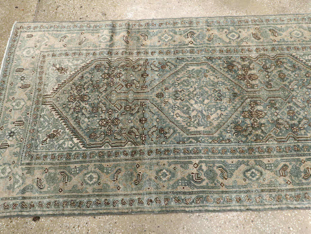 Antique Persian Bibikabad Long Runner, No.21795 - Galerie Shabab
