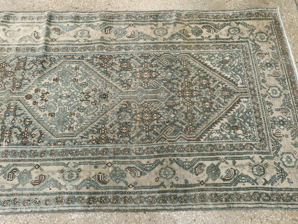 Antique Persian Bibikabad Long Runner, No.21795 - Galerie Shabab