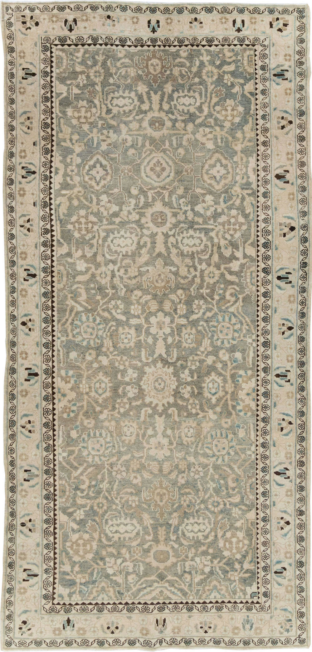 Vintage Persian Malayer Gallery Carpet, No.21810 - Galerie Shabab