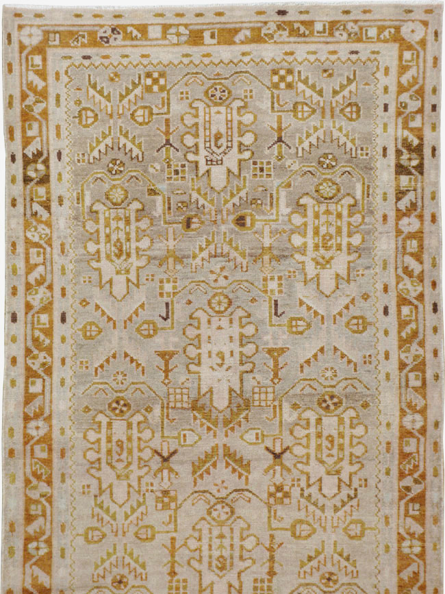 Vintage Persian Malayer Runner, No.21811 - Galerie Shabab