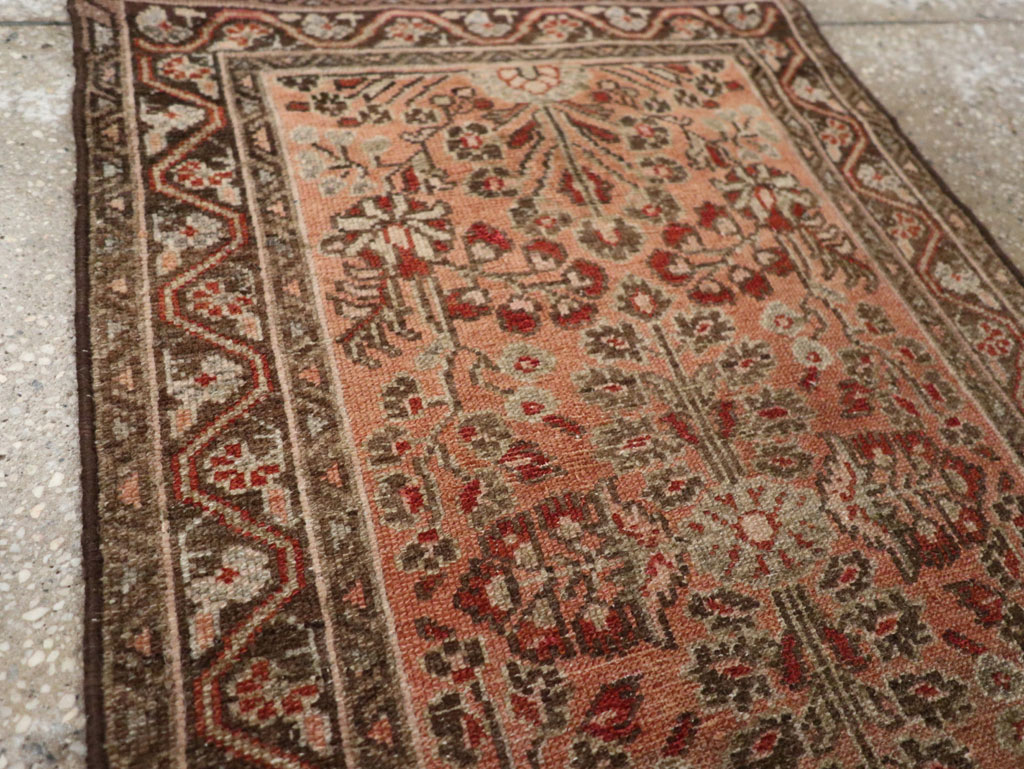 Antique Persian Malayer Throw Rug, No.21823 - Galerie Shabab