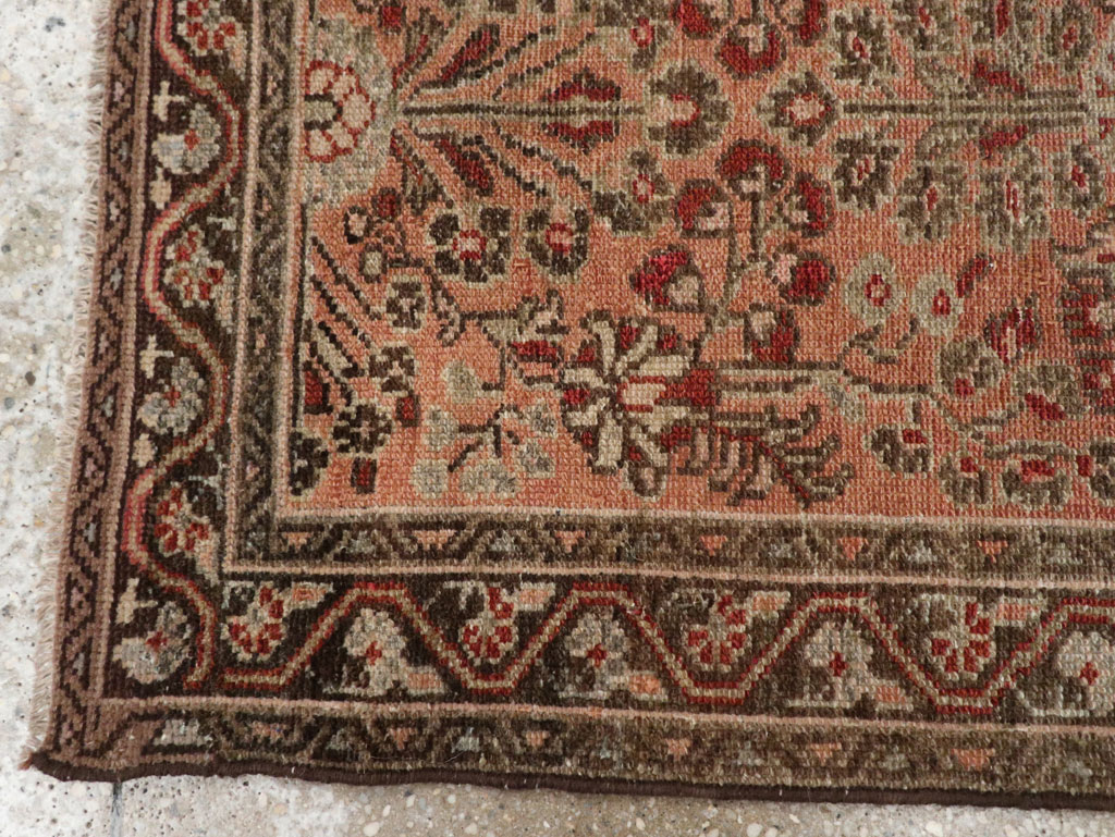 Antique Persian Malayer Throw Rug, No.21823 - Galerie Shabab