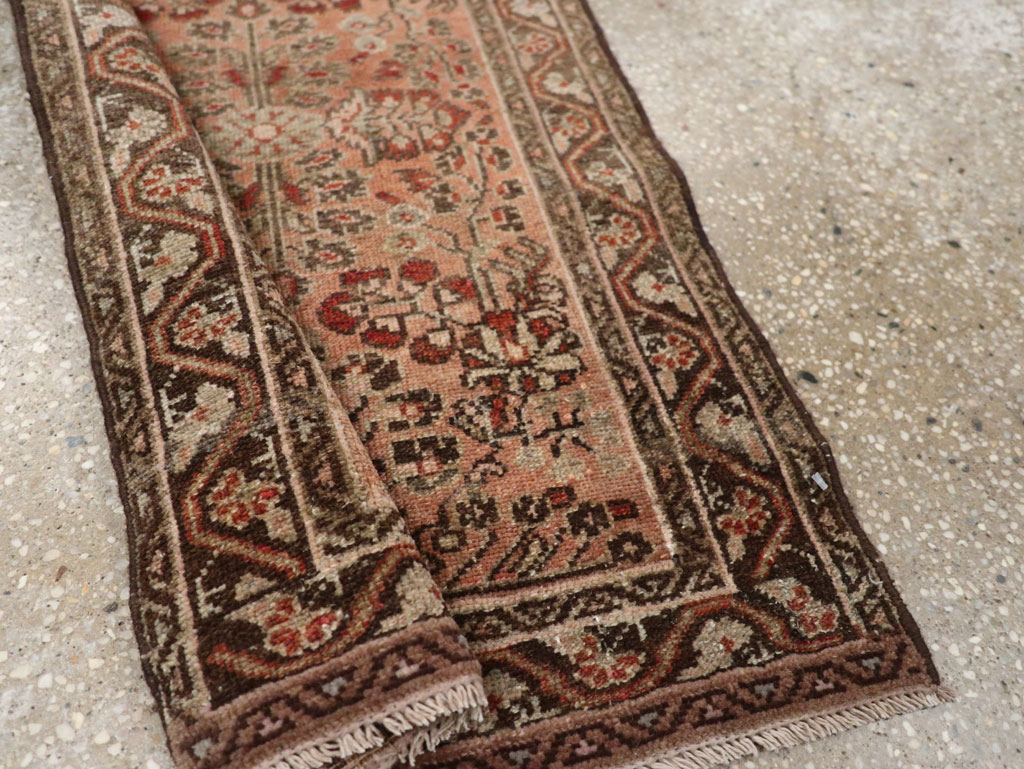 Antique Persian Malayer Throw Rug, No.21823 - Galerie Shabab