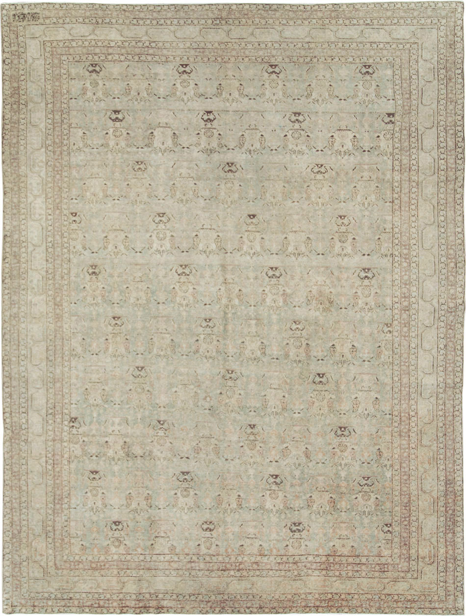 Antique Persian Tabriz Carpet, No.21830 - Galerie Shabab