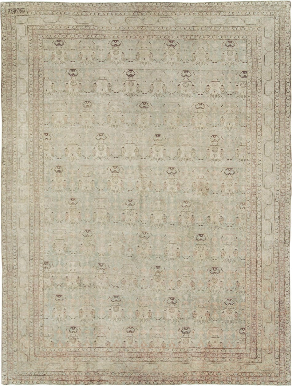 Antique Persian Tabriz Carpet, No.21830 - Galerie Shabab