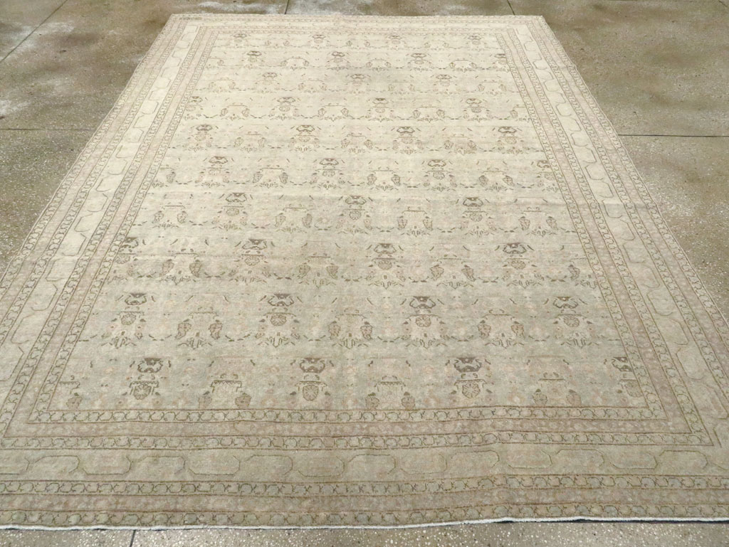 Antique Persian Tabriz Carpet, No.21830 - Galerie Shabab