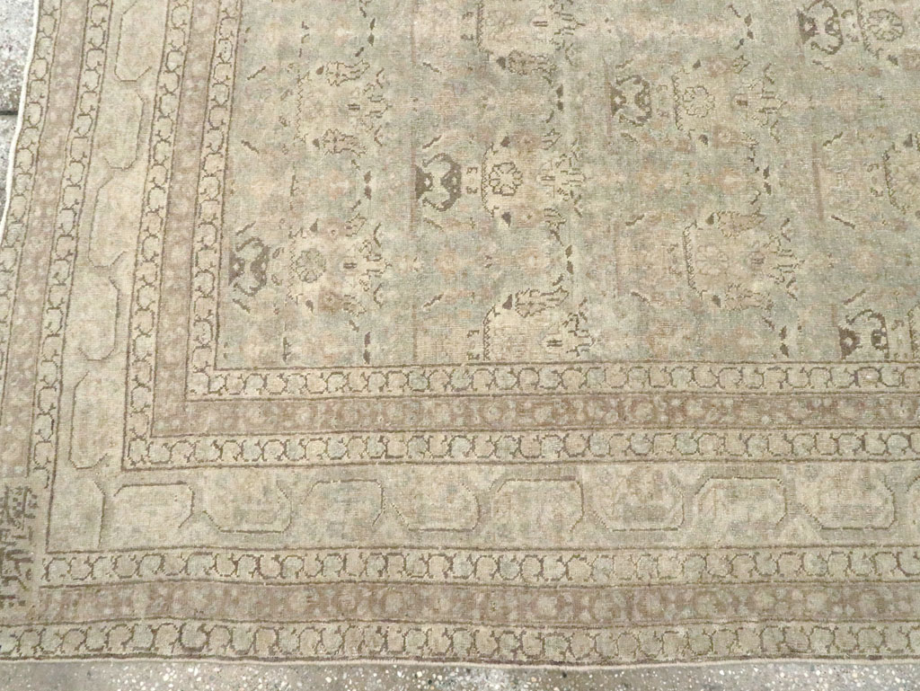 Antique Persian Tabriz Carpet, No.21830 - Galerie Shabab