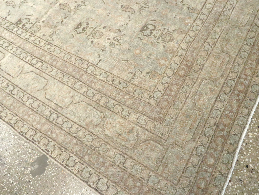 Antique Persian Tabriz Carpet, No.21830 - Galerie Shabab