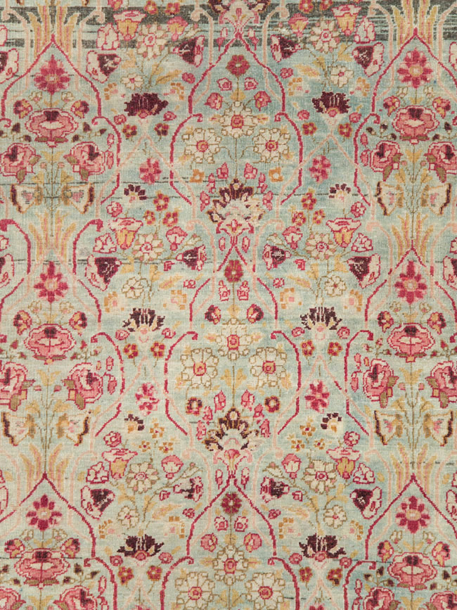 Antique Persian Mashad Room Size Carpet, No.21832 - Galerie Shabab