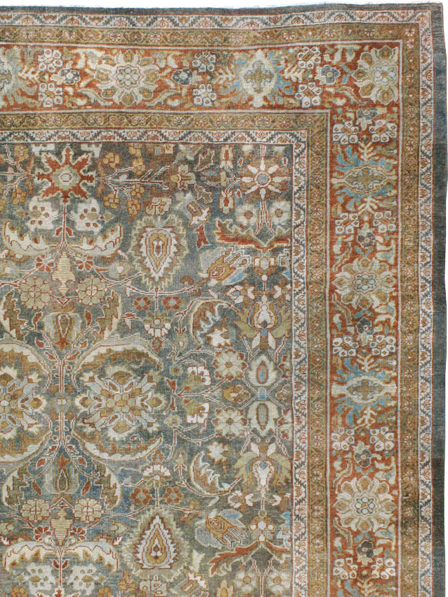 Antique Persian Mahal Carpet, No.21836 - Galerie Shabab