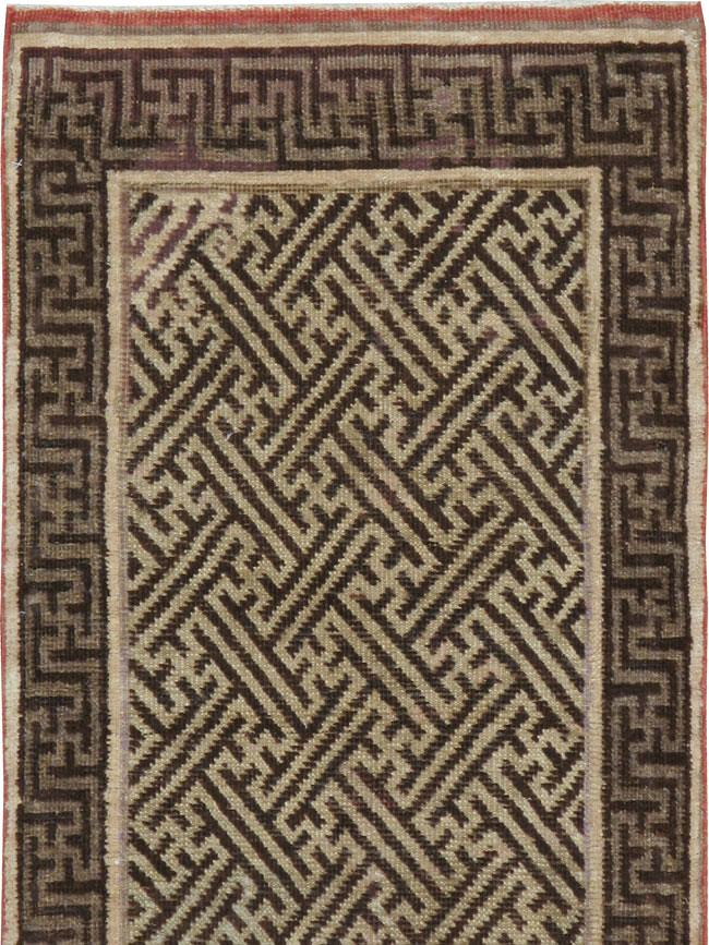 Antique East Turkestan Khotan Runner, No.21845 - Galerie Shabab