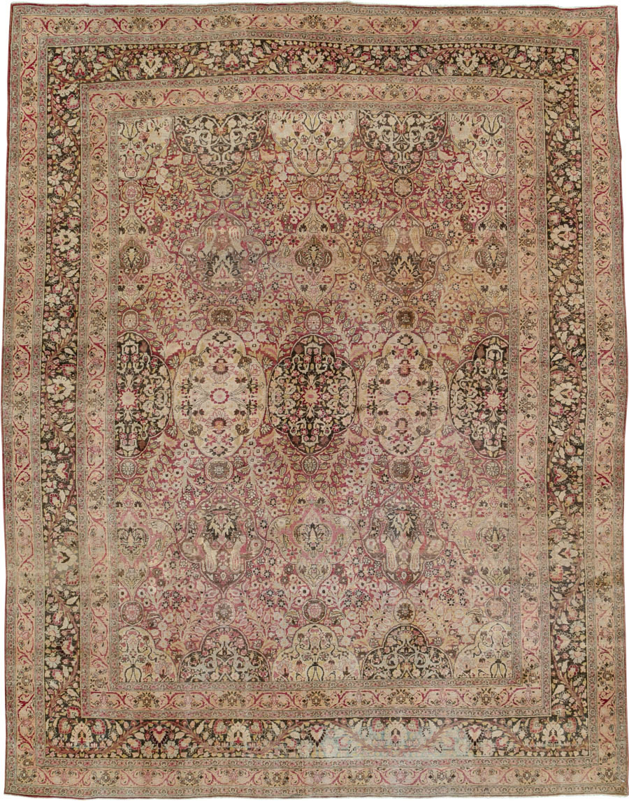 Antique Persian Mashad Carpet, No.21847 - Galerie Shabab