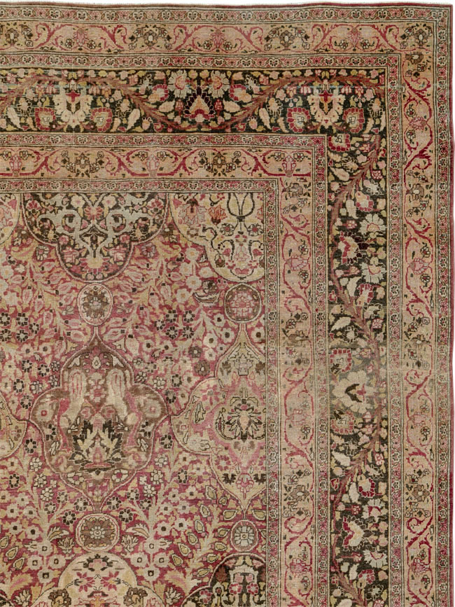 Antique Persian Mashad Carpet, No.21847 - Galerie Shabab