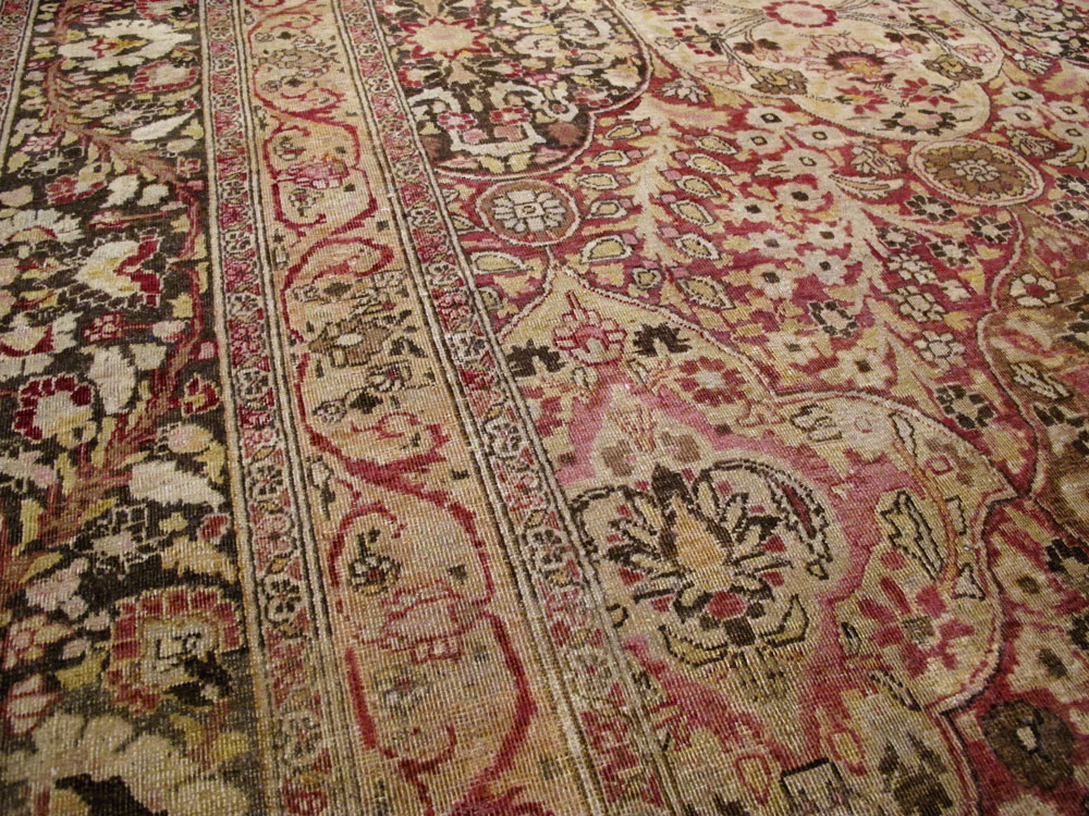 Antique Persian Mashad Carpet, No.21847 - Galerie Shabab