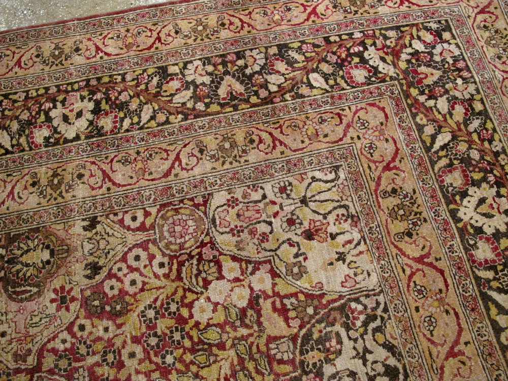 Antique Persian Mashad Carpet, No.21847 - Galerie Shabab