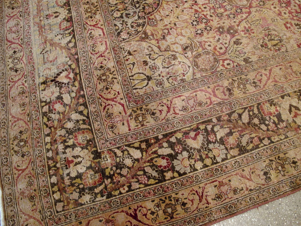 Antique Persian Mashad Carpet, No.21847 - Galerie Shabab