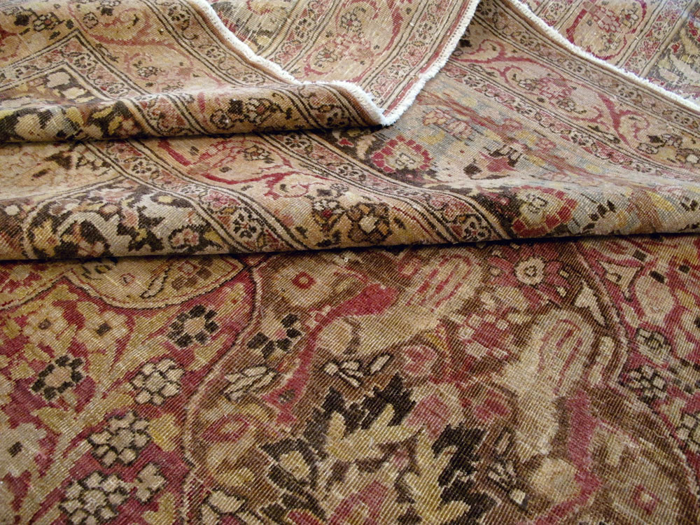 Antique Persian Mashad Carpet, No.21847 - Galerie Shabab