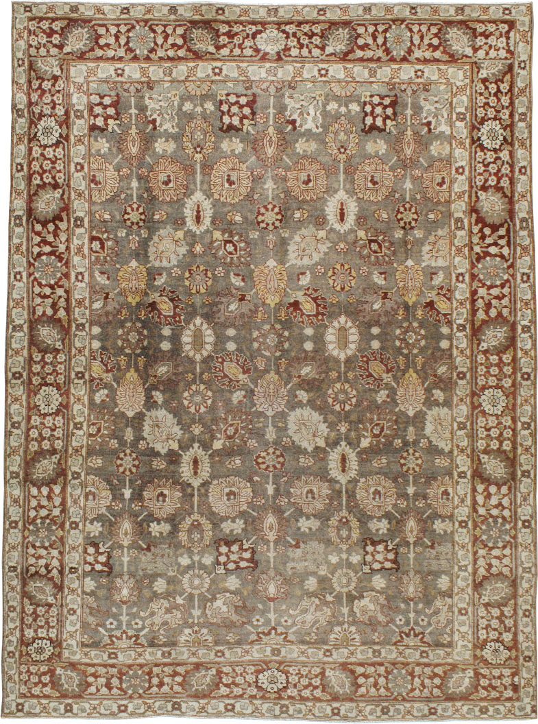 Antique Persian Tabriz Carpet, No.21850 - Galerie Shabab