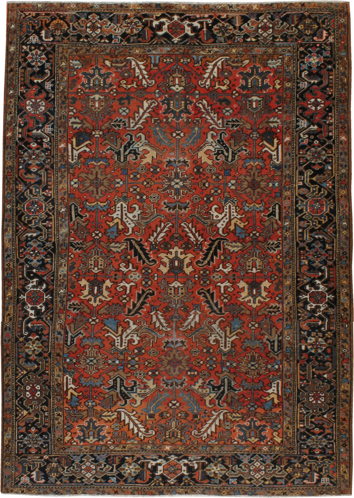 Vintage Heriz Rug, No.21852 - Galerie Shabab